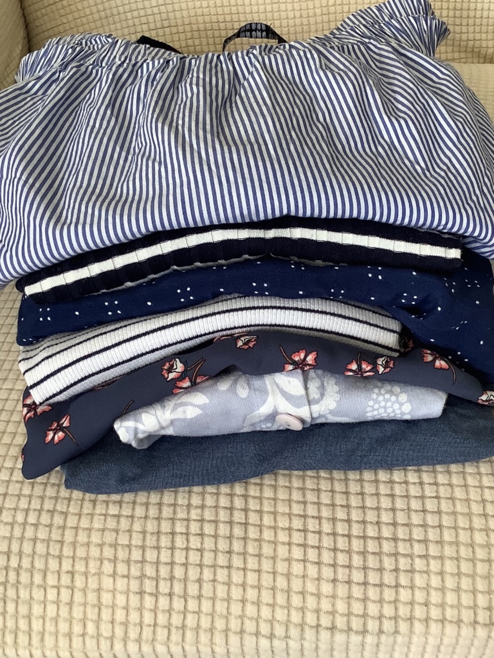 💙Blue Cotton  Summer Top Bundle